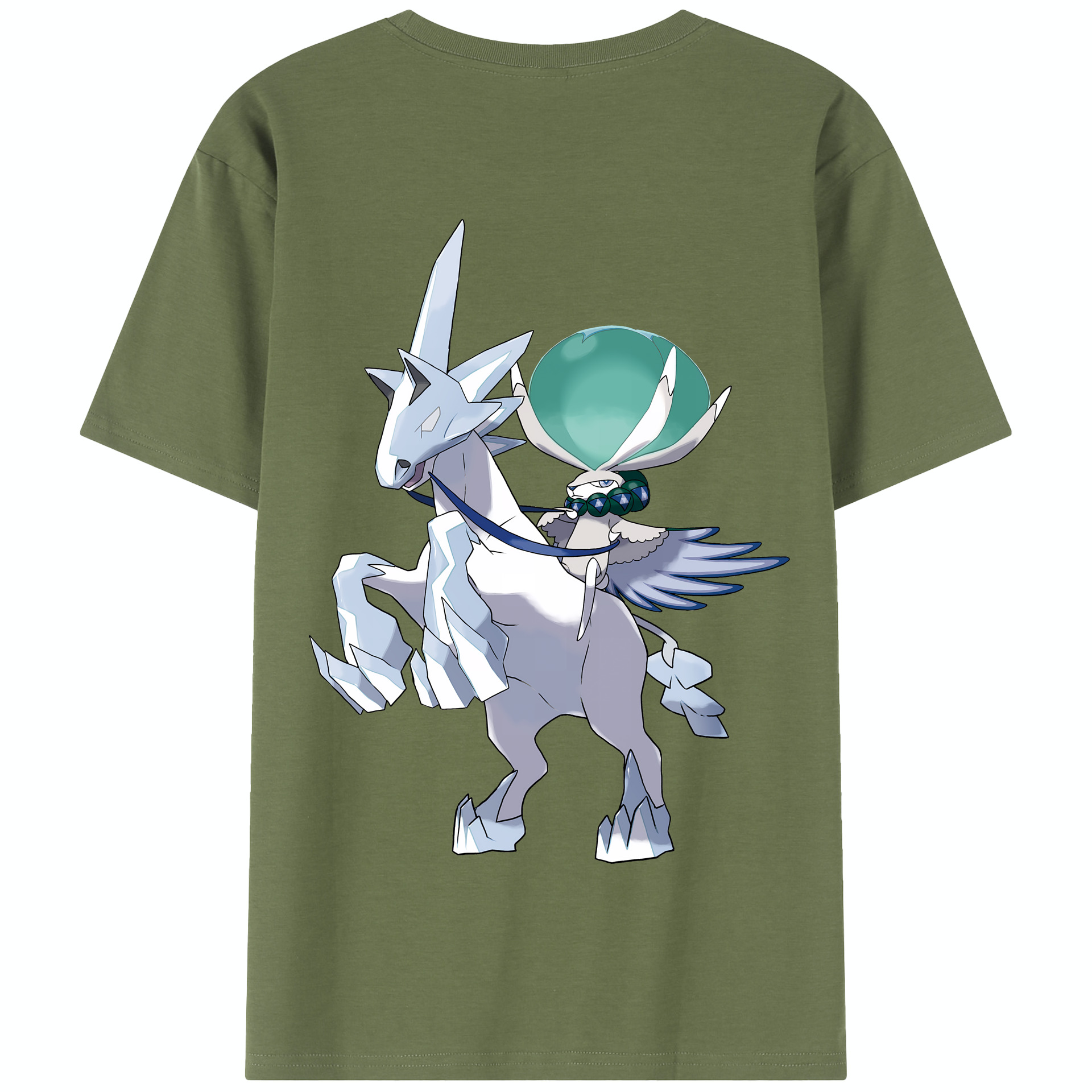 （画像用） ポケットモンスター Pokémon 綿100％半袖Tシャツ（背面プリント）